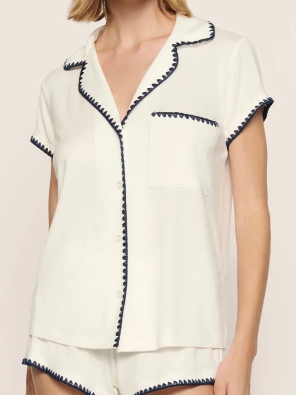 Eberjey Frida Tencel™ Modal Stretch Shortie Pajama Top